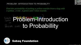 Problem-Introduction to Probabillity