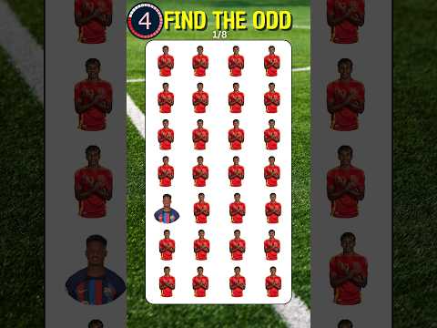 Can you find the odd Football Player? #shorts