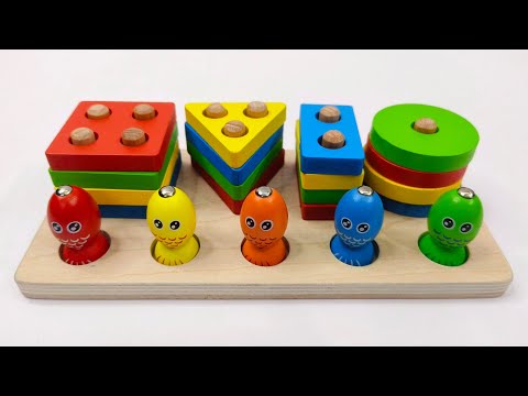 Learn Shapes & colors for toddlers | Preschool Learning toy video #shapes