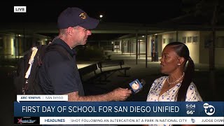 San Diego Unified School District back to school coverage