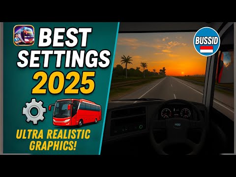 🎮Bus Simulator Indonesia Best Graphics Settings 2025 🔥 Ultra Realistic HDR + Smooth Gameplay