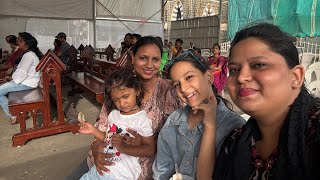 Family Time At #mountmarychurch #vlog #geetbagga #youtubeindia
