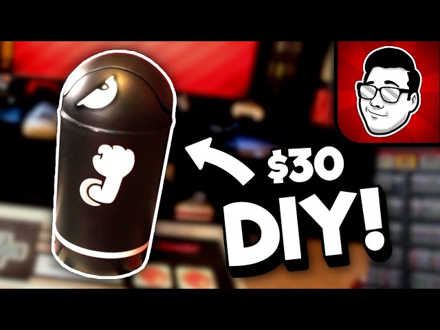 Bullet Bill Trash Can DIY! - Super Mario-Themed Garbage Bin | Nintendrew