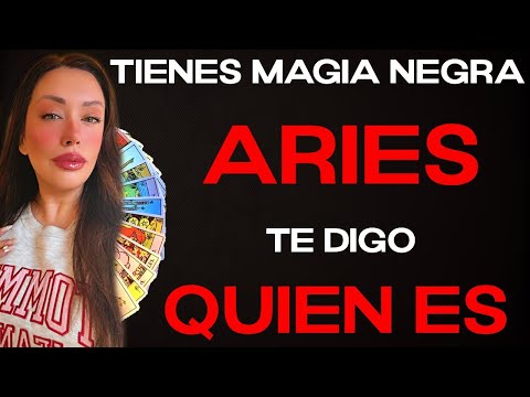 ARIES ♈️ TIENES MAGIA NEGRA 😈🖤 NO DIGAS QUE NO TE AVISÉ... 🤫 HOROSCOPO #ARIES HOY TAROT AMOR