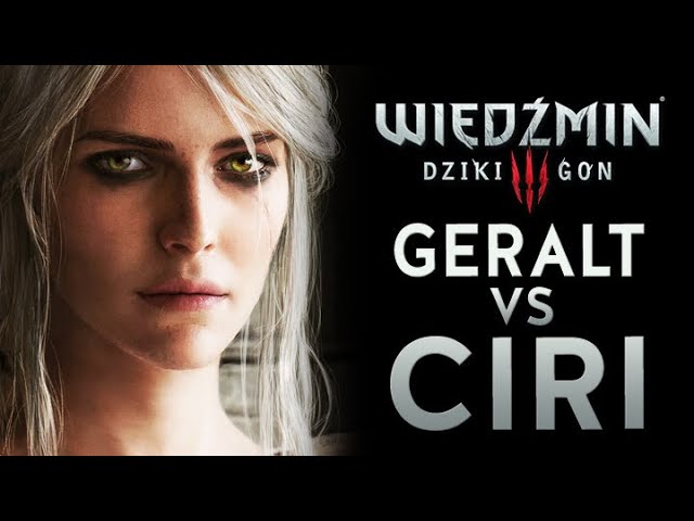 GERALT WALCZY Z CIRI! NOWA SCENA Wiedźmin 3 MOD