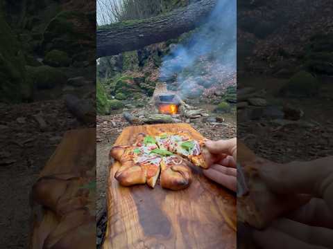 Doğal Taş Ocakta Yıldız Pizza ⭐️🍕/ star pizza in natural stone quarry