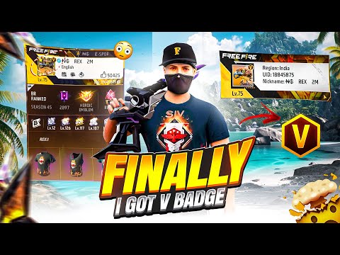 FINALLY GARENA SENT ME V BADGE 🥵 ID BAN ? 🤬 FREE FIRE MAX