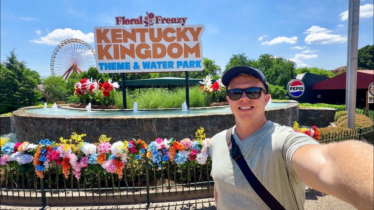 Ma première visite à Kentucky Kingdom ! NOUVEAU Flying Fox, Lightning Run et plus encore !