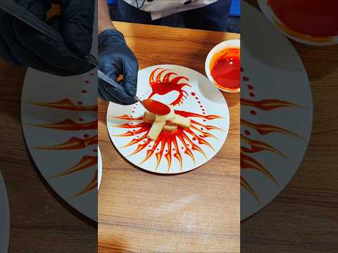 Full of food art plate design #kazirahat634 #village #রাহাত #Bangladesh #experiment #foodart