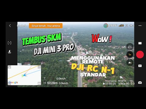 DJI Mini 3 Pro Tembus Jarak 5 KM! Dengan Remote RC-N1 Standar 🚀🔥