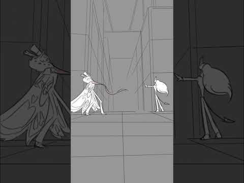 Charlie Breaking Angel’s Contract at Stand Off #art #animatic #storyboard #hazbinhotel