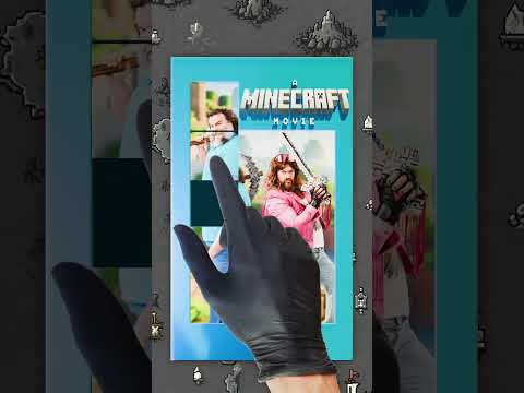 minecraft Klotski #minecraftmovie #steve #shorts #funny #diyart #craft #boardgame