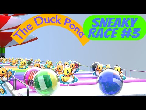 Super Marble race | Sneaky race # 3 | flag marbles championship