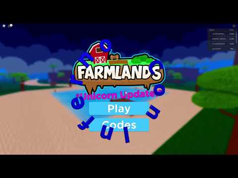 Codes For Farmlands In Roblox 07 2021 - blue unicorn suit code on roblox