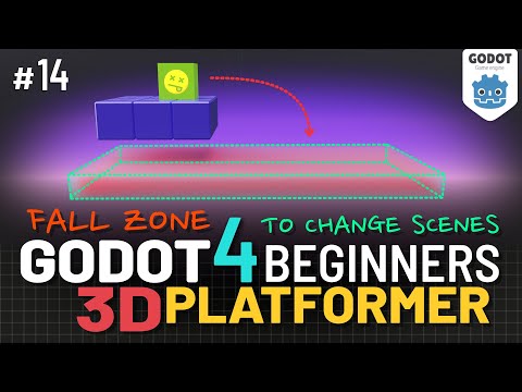 Godot 4 3D Platformer Lesson #14: Fall Zone to Change Scenes