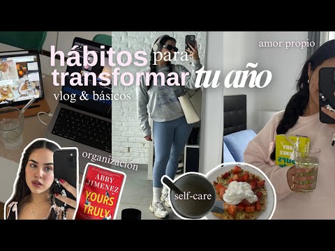 Hábitos para transformar tu año ✨🎀📖 resoluciones, motivación, amor propio, organización