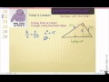 Geometric Mean and Right Triangles