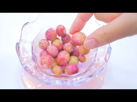 【咀嚼音】サクサクぶどう Freeze Dry Grapes Eating Sounds No Talking【ASMR】