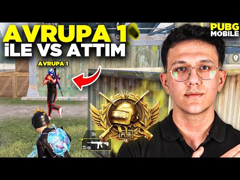 AVRUPA 1. İLE VS ATTIM! 120 FPS | PUBG MOBİLE