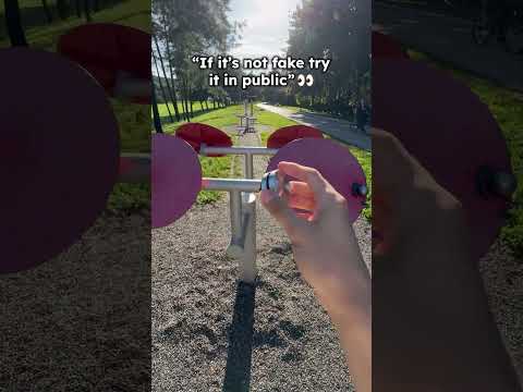 If it's not fake try it somewhere in public - they said...