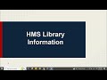 Library Resources and Procedures