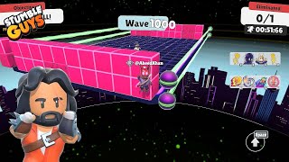 1000 Waves Challenge Block Dash 😍 Stumble Guys Live 🔥