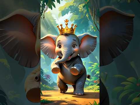 Hathi Raja Kaha Chale Poem, Elephant Rhyme, Hindi Balgeet, Zoo Animals For Kids #shorts #trending