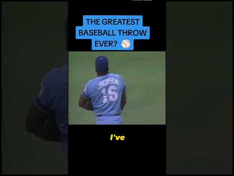 THE GREATEST BASEBALL THROW EVER? #bojackson #baseballhistory