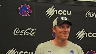 Pre Notre Dame Press Conference With Boise State Offensive Coordinator, Nate Potter (09/29/2025)