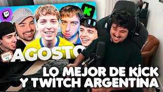 REACCIONANDO A LO MEJOR DE AGOSTO EN KICK Y TWITCH DEL PEPAZX