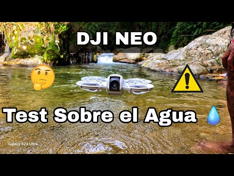 DJI NEO prueba Sobre el AGUA💧, Test - Recomendaciones en Español