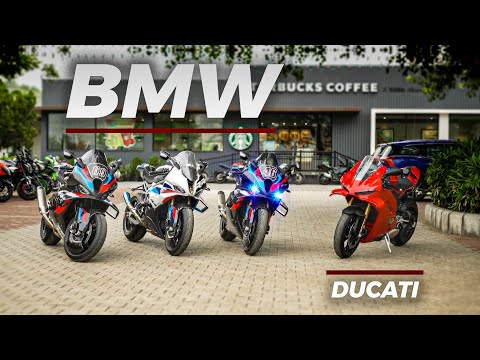 BMW’s V/S Ducati 🔥 Sunday ride like never before !!