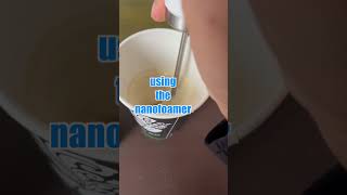 Nanofoamer Out and About - Making a Plain Coffee Better