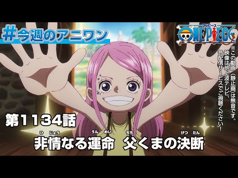 #今週のアニワン　「非情なる運命　父くまの決断」 ONE PIECE 1134話