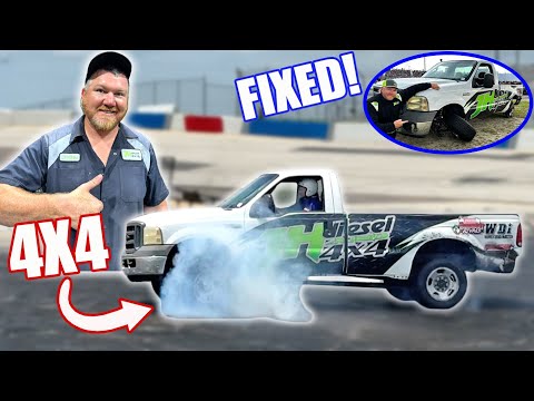 The 6.0 Powerstroke Returns With All 4 Wheels! Not Letting That Happen Again! 4x4 Burnouts on Point!