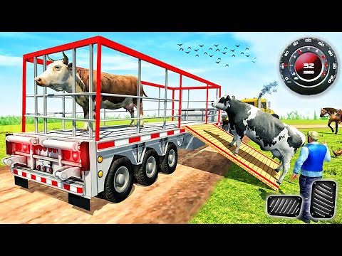 Farm Animal Truck Transport Simulator - Pet Zoo Transporter Drive Simulator 3D - Android GamePlay