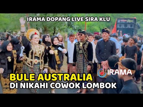 Ambyar !! Pengantin Bule Tak Henti Berjoget Di Iringi Irama Dopang Live Sira Lombok Utara