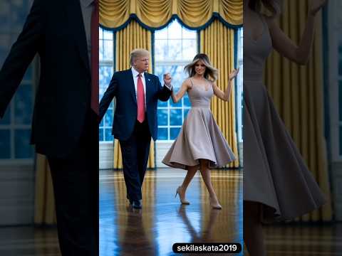Donald Trump and Melania Trump Dansa 7001