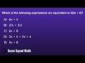 Identifying Equivalent Expressions with Distributive Property