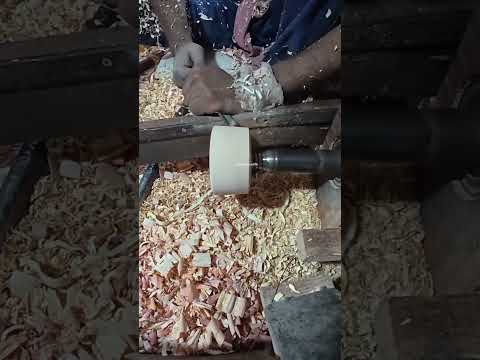 लकड़ी से बनाये नए बर्तन😍 #factory #blog #shorts