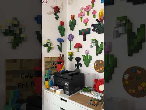 Iโve made SO many minecraft flowers ๐ท๐ป๐ชป
