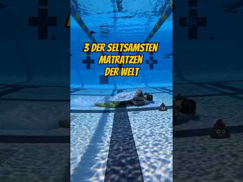 3 der seltsamsten Matratzen der Welt‼️