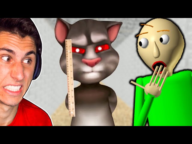 Talking Tom REPLACED BALDI! | Baldi's Basics