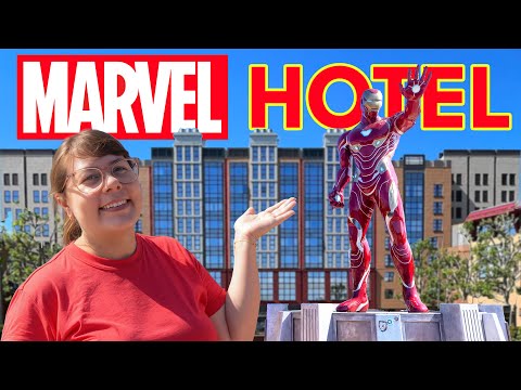 Inside Disney's Marvel Hotel & Exploring Disney Village!