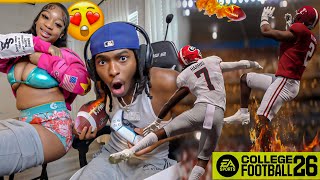 1 TOUCHDOWN = REMOVE 1 CLOTHING PIECE ON NCAA CFB 26 WITH MY GIRLFRIEND😍 
