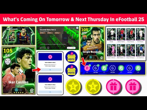 What Is Coming On Tomorrow Monday & Next Thursday In eFootball 2025 Mobile !! New Epics, Coins 🤩🔔