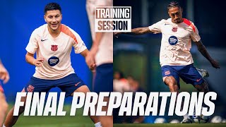 Last training before flying to Newcastle 🛫 | FC BARCELONA TRAINING 🔵🔴