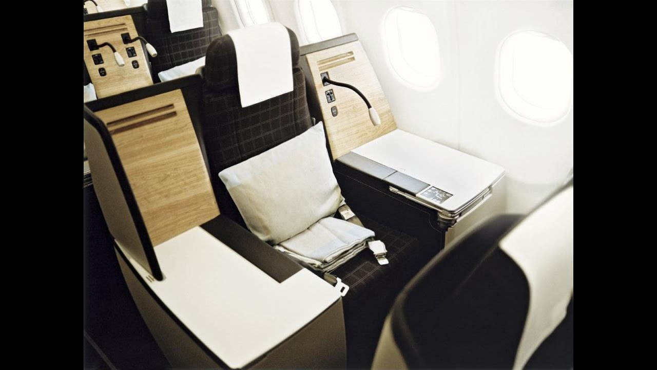 SWISS Airbus A340 business class Zurich to Bangkok