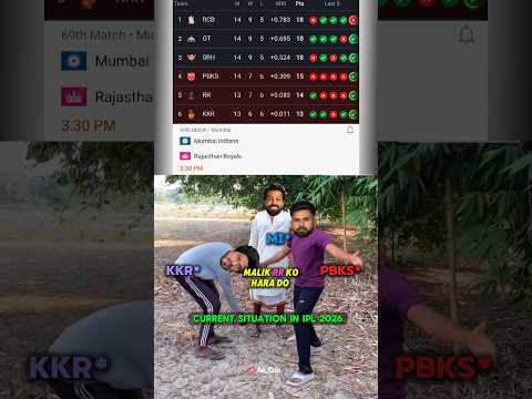 Current situation in Ipl 2026 #short #cricket #ipl2026 #mivsrr