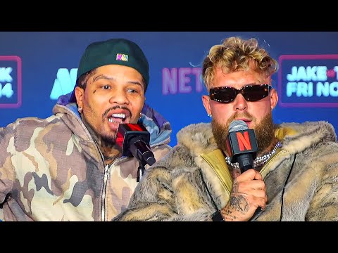 Gervonta Davis vs Jake Paul - FULL HEATED Press Conference & Face Off video
